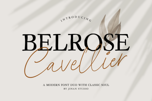Belrose Cavellier Duo: A Font for Modern Brands with a Vintage Soul