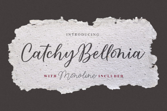 Catchy Bellonia: A Script Font That Feels Like a Conversation