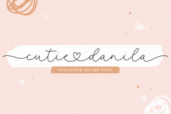 Cutie Danila: A Handwritten Font for Warm, Modern Designs