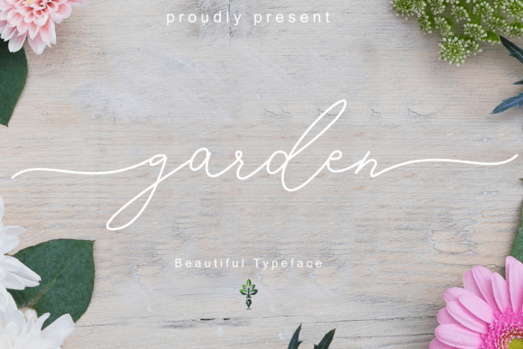 Dip into the Upscale Charm of the Garden Font