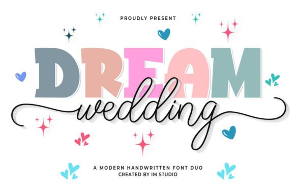 Dream Wedding Duo: Blending Script and Sans Serif Elegance