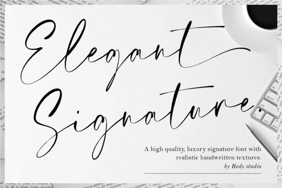 Elegant Signature: A Script Font for Authentic Branding