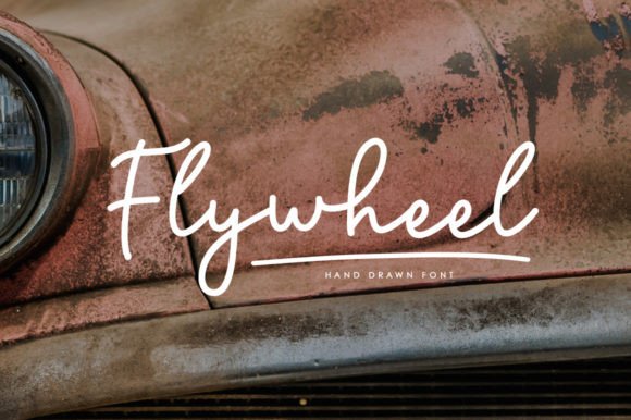 Flywheel Font: Where Dance Meets Design