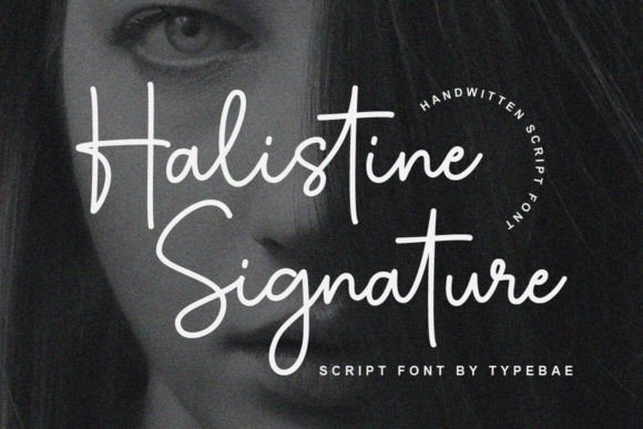 Halistine Signature: A Font with Authentic Handwritten Charm