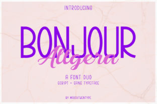 Mastering Elegance with the Bonjour Allgera Duo Font