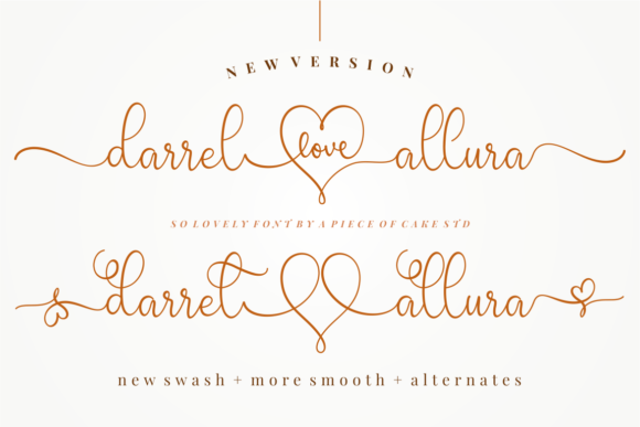 New Darrel Allura: A Magical Script for Elegant Design