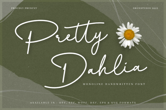 Pretty Dahlia: A Script Font for Elegant Projects