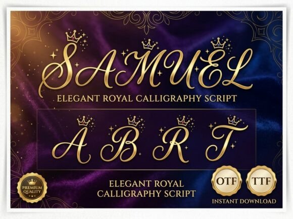 Samuel: Royal Calligraphy for Majestic Designs