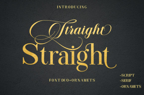 Straight: The Font Pair That Balances Elegance and Versatility