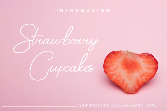 Strawberry Cupcakes: The Playful Script Font for Modern Designs
