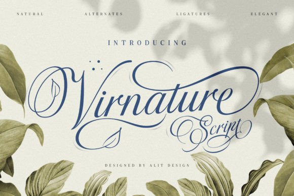 Virnature: A Creative Font for Nature-Inspired Design